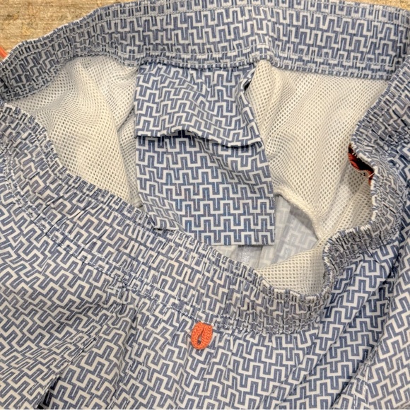 J.CREW Flax Swimwear 6”printed swim trunk Sz Small - Picture 8 of 10